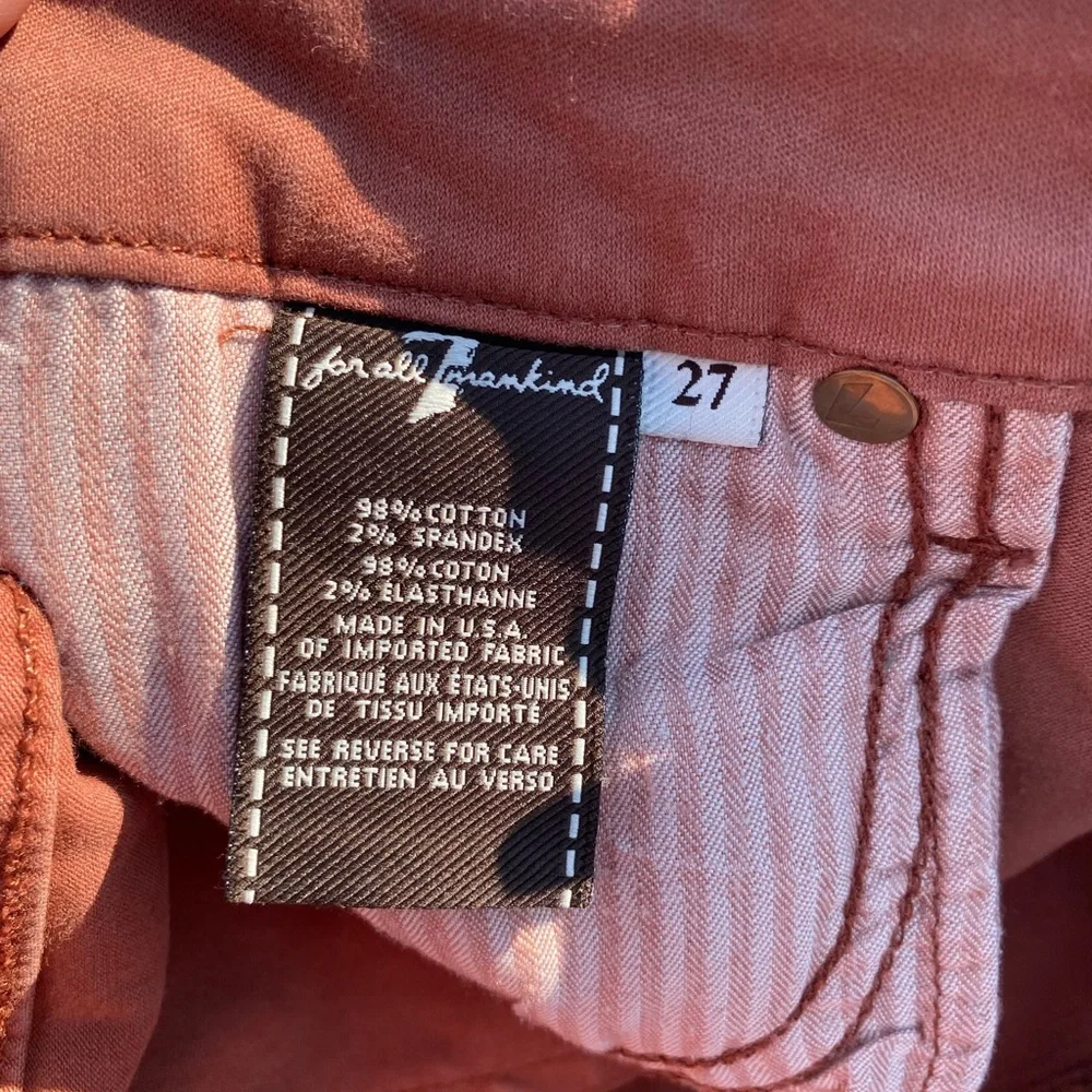 7 For All Mankind stretch coated